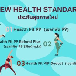 ประกันสุขภาพเฮลท์ ฟิต วีไอพี ดีดักต์ New Health Standard (ประกันสุขภาพใหม่)
